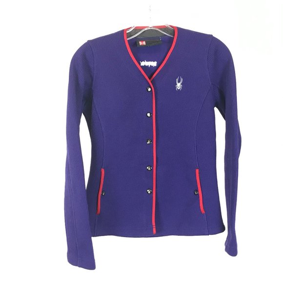 Size Small SPYDER Core Fleece-Lined Sweater Jacket - Picture 1 of 3